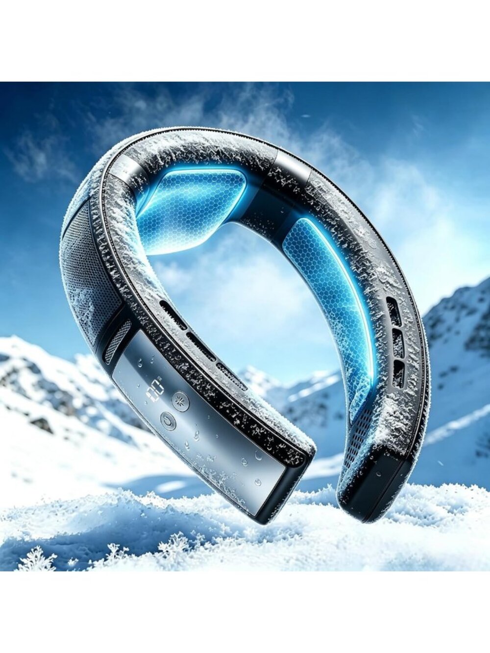 Portable Bladeless Neck Fan - Quiet, 10000mAh Battery, Great for Summer & Gifts